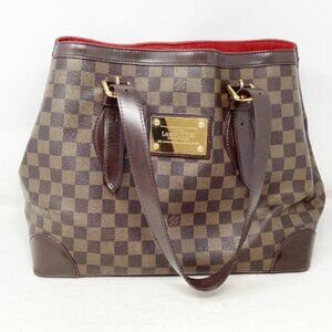 Louis Vuitton #JJ6RPC  Damier Ebene GM Hampstead Bag